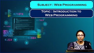 Famous LEC 01 | Web Programming | Introduction to Web Programming By Mrs. G. Sowmya Net Worth