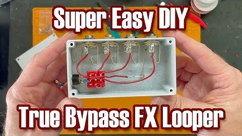How to Make a True Bypass Looper Pedal ($13 Easy DIY)