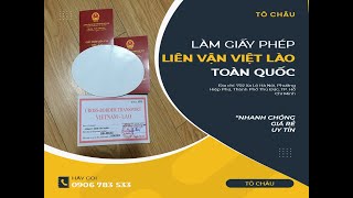 Thủ tục xin giấy phép liên vận quốc tế Việt Lào Nhanh Chóng