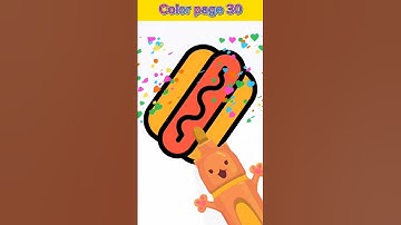 Color page asmr gameplay | color page level 30 #colorpage #asmr #shorts #trending #viral