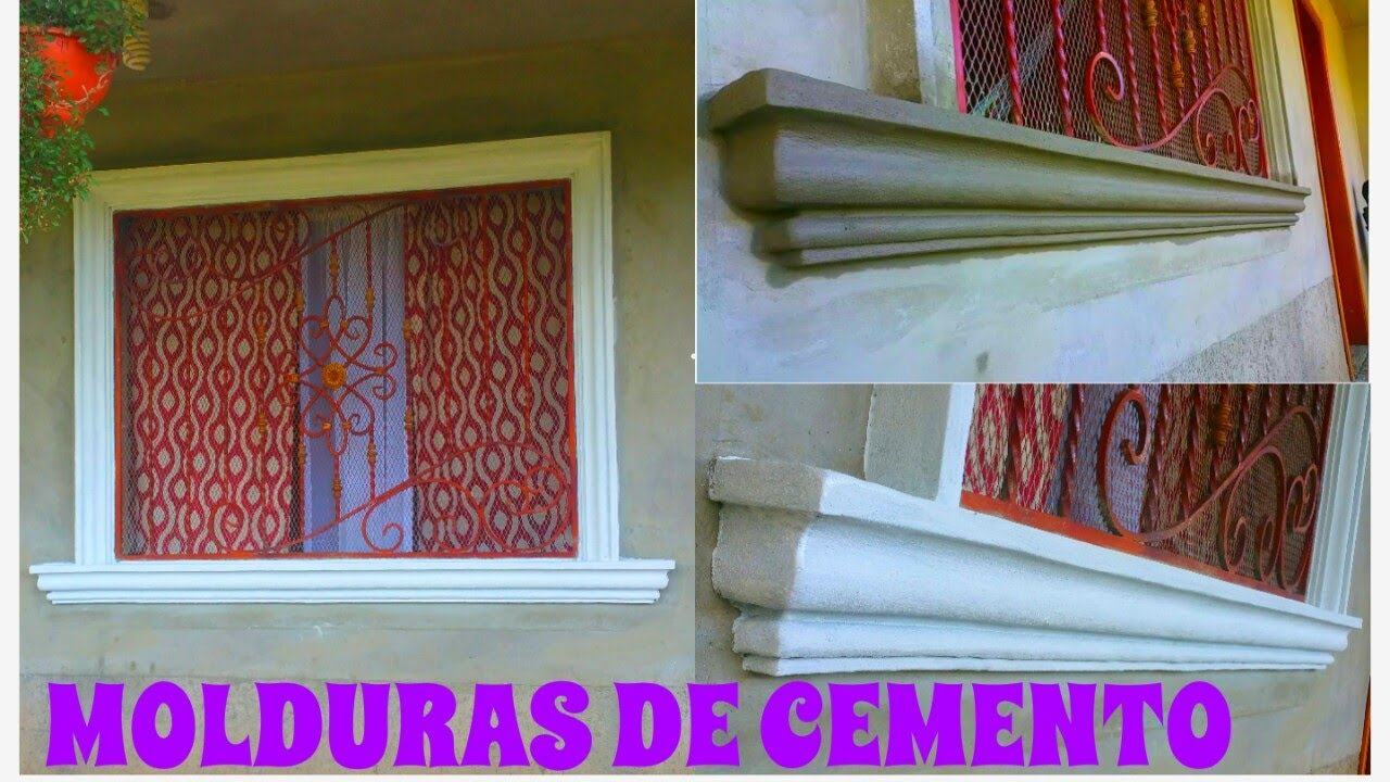 DISEÑOS DE MOLDURA EN VENTANA 