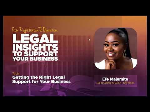 Getting the Right Legal Support for Your Business with Efe Majemite