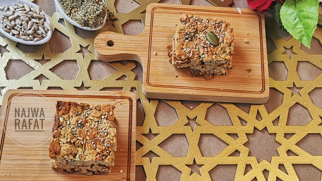 جرانولا الزعتر وزيت الزيتون 👌للدايت والسكري 👌💯