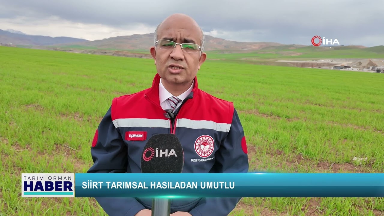 Siirt tarımsal hasıladan umutlu