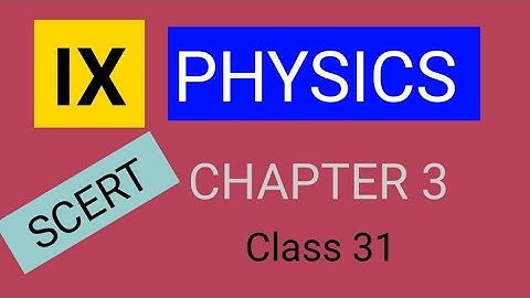 KITE VICTERS STD 9 Physics Class 31 review class 31 chapter 3