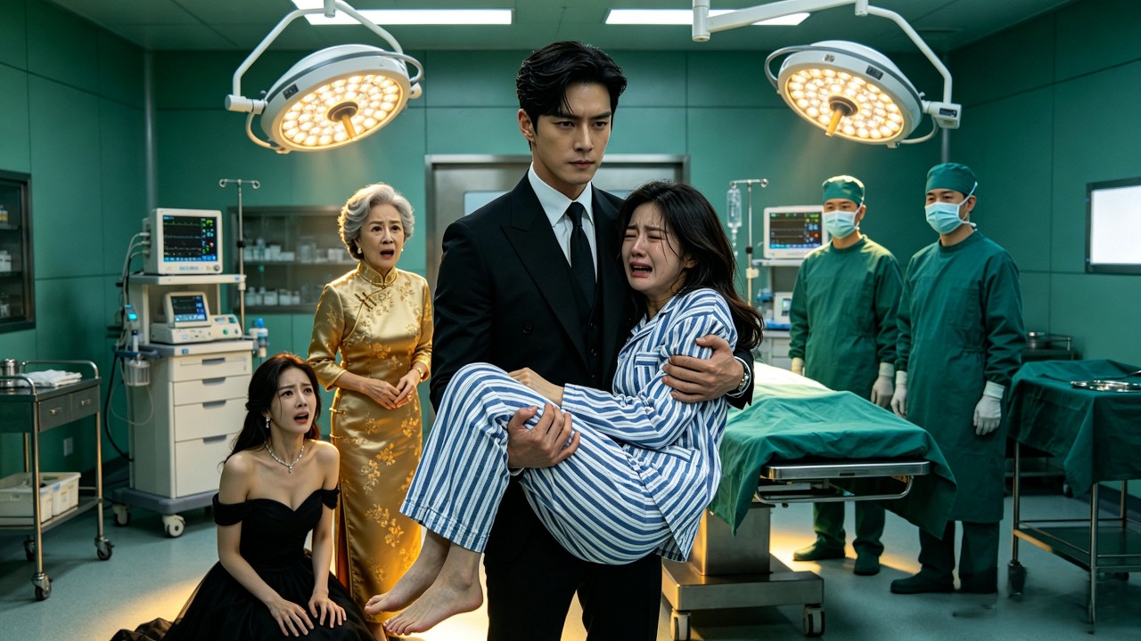 恶毒养女陷害，霸总强行终止手术救妻