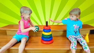Funny Kids Alena & Pasha Pretend Play with toys Video for children collection by Chiko TV