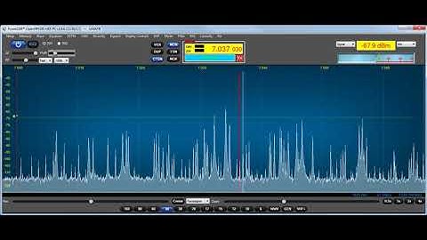 CQ WW DX Contest (CW) video UA4ATB on HPSDR 40 m 2017 11 25 22:55