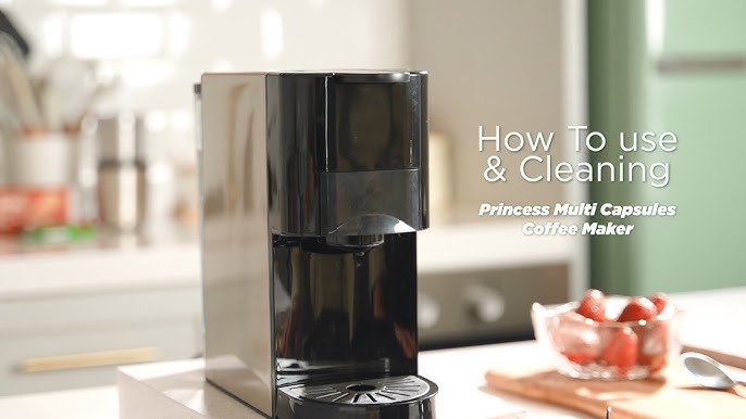 Princess Macchina Da Caffè Multicapsule 4 In 1Compatibile con caffè macinato,  cialde, capsule Dolce Gusto e Nespresso