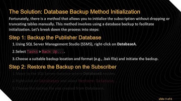 Setting Up Transactional Replication Without Truncating or Dropping Subscriber Tables in SQL Server