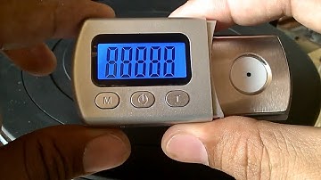 Turntable Tracking Force Made Easy with a Digital Scale