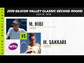 Maria Sakkari vs. Mayo Hibi | 2019 Silicon Valley Classic Second Round | WTA Highlights