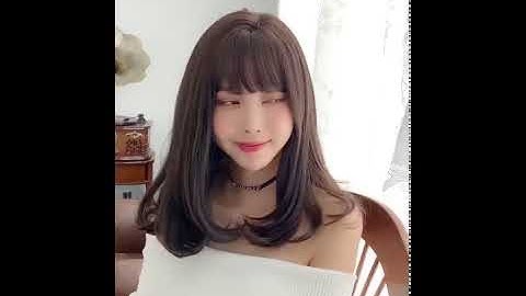 Mã L020: Tóc qua vai mái lệch - Tóc kẹp Rosie