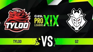 TYLOO vs G2 - HIGHLIGHTS - ESL Pro League Season 19 l CS2