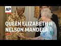 Former South African leader meets UK Queen