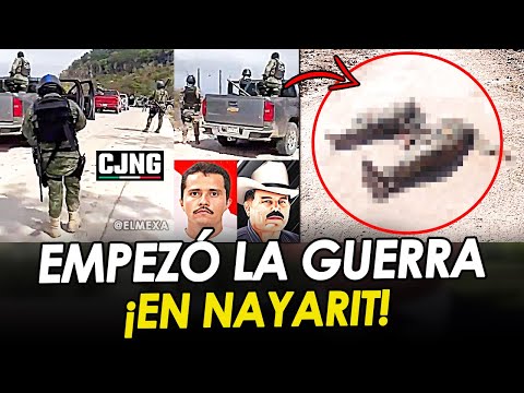 ¡¡FILTRAN VIDEO!! EL MENCHO BLINDA NAYARIT. Los MAYOS le CALENTARON LA PLAZA.