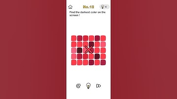 #Brain Out #Challenge Level 12 Find The Darkest Colour On The Screen Gameplay #M.A Gaming