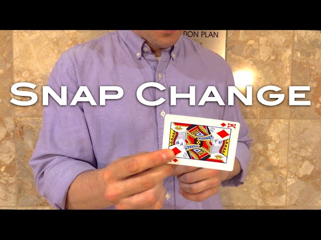 Snap Change - a card magic trick from Shir Soul Magic