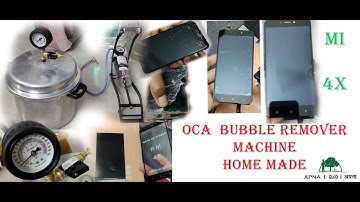 HOME MADE Bubble remover machine / Mobile phone LCD Fix Machine OCA Laminator / I succeeded 99 %