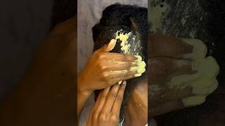 Food for your hair! DIY protein treatment on Natural Hair. #naturalhairgrowth #haircareroutine