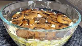 Delicious and easy: My favorite MUSHROOM SALAD recipe!