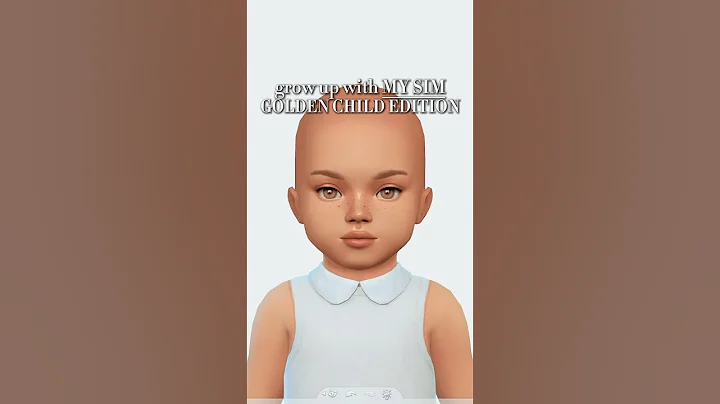 grow up with my sim GOLDEN CHILD EDITION!😳 #sims4 #sims #thesims4 #shorts