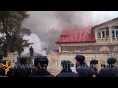 Quba İcra Başçısının evi yandırıldı PAYLAŞ