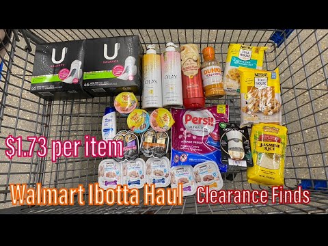 Walmart Ibotta Haul 5/30/24 | Clearance Finds | Paid $1.73 per item!!