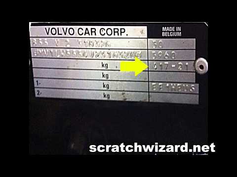 How To Find Your Volvo&rsquo;s Paint Code