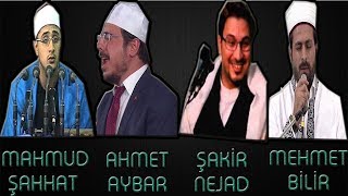 Mahmud Şahhat Mehmet Bilir Ahmet Aybar Hamid Şakir Nejat Aynı Ayeti Aynı Makamda Okuyor Efsane Makta