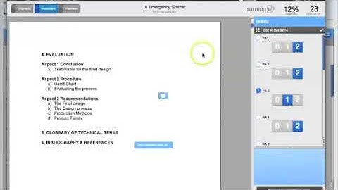 Turnitin 3: Setting up quick marks and rubrics