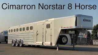 2023 Cimarron Norstar 8 Horse Gooseneck with Aire Ride