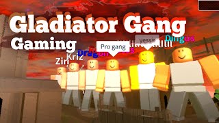 Gladiator gang in TDS (Roblox) - gaming