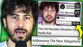 Def Noodles Responded To My Video & He Isn't Happy