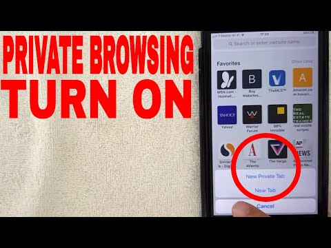 ✅  How To Turn On Private Browsing On iPhone 🔴