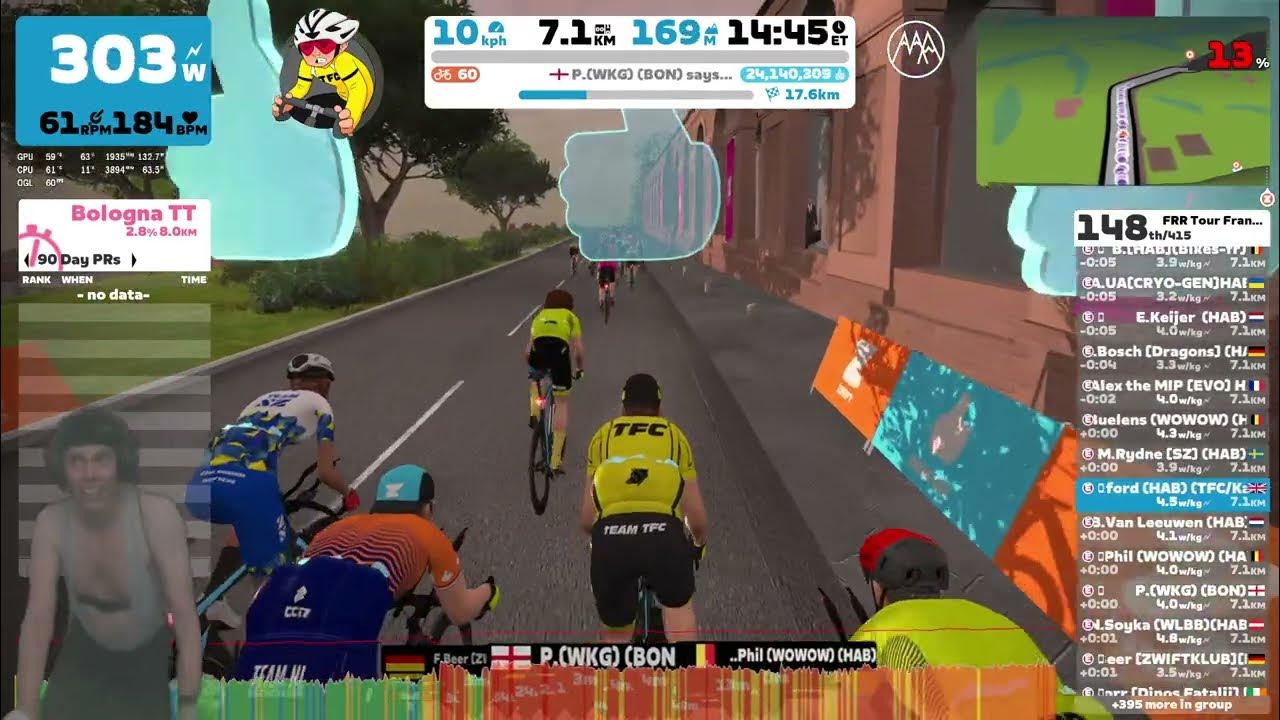 LIVE Zwift Race FRR Bologna ITT Stage 5 YouTube