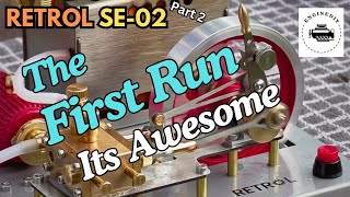 RETROL SE-02  Highest Quality Steam Engine.  First steam.  Part 2 #enginediy #steam Profile