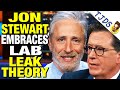 Jon Stewart Embraces Lab Leak Theory As Colbert FREAKS OUT!