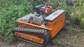 HOMEMADE RC LAWN MOWER-ROBOT LAWN MOWER