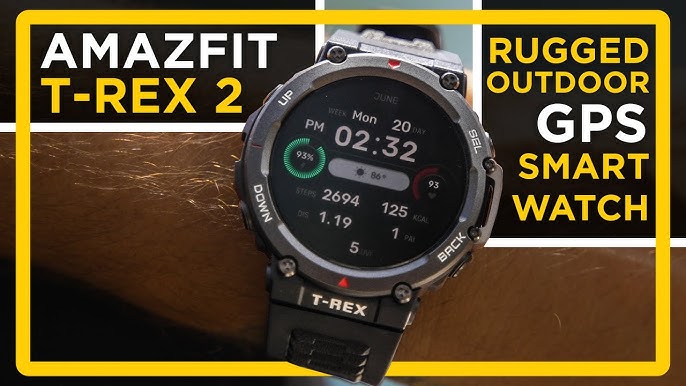 AMAZFIT T-REX 2 Smartwatch: THE REVIEW -- Is this my favourite