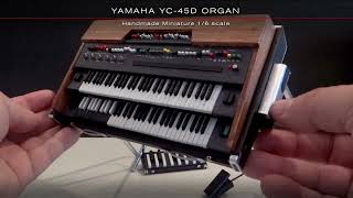 Yamaha Yc-45D Organ - Handmade Miniature 16 Scale.