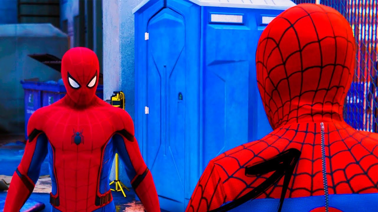 ENCUENTRO AL SPIDER-MAN FALSO! MEJORES MOMENTOS SPIDERMAN PS4 - ElChurches