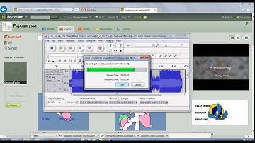 How To Put Audacity Music In Windows Movie Maker