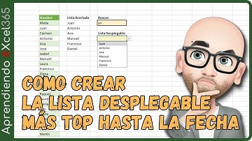 Como Crear la Lista Desplegable más TOP hasta la Fecha #tips