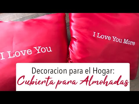 Decoracion para el Hogar, Cubierta de Almohadas para San Valentin- JohanaCaudiGs  @Los290ss