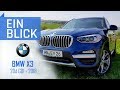BMW X3 20d xDrive 2018 (G01) X- Line - Braucht es noch einen X5? Vorstellung, Test & Review