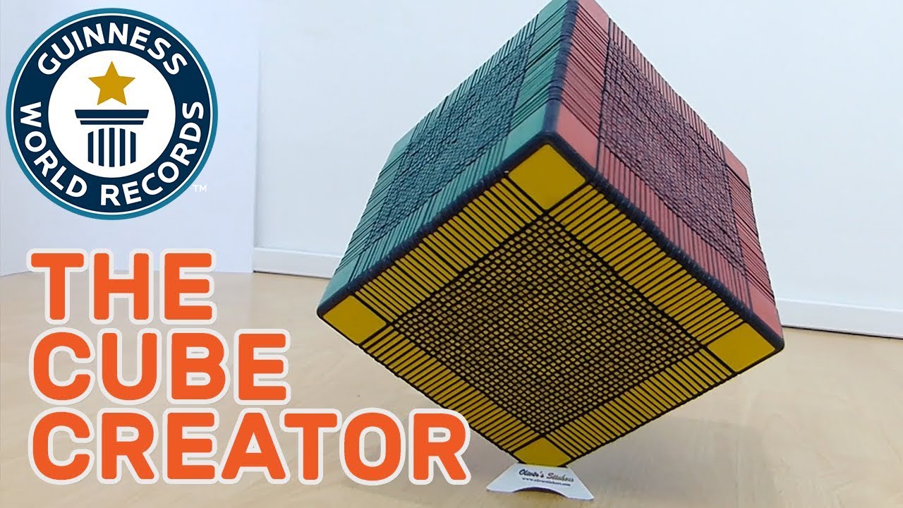 Gregoire Pfennig: The Rubik'S Cube Creator - Guinness World Records