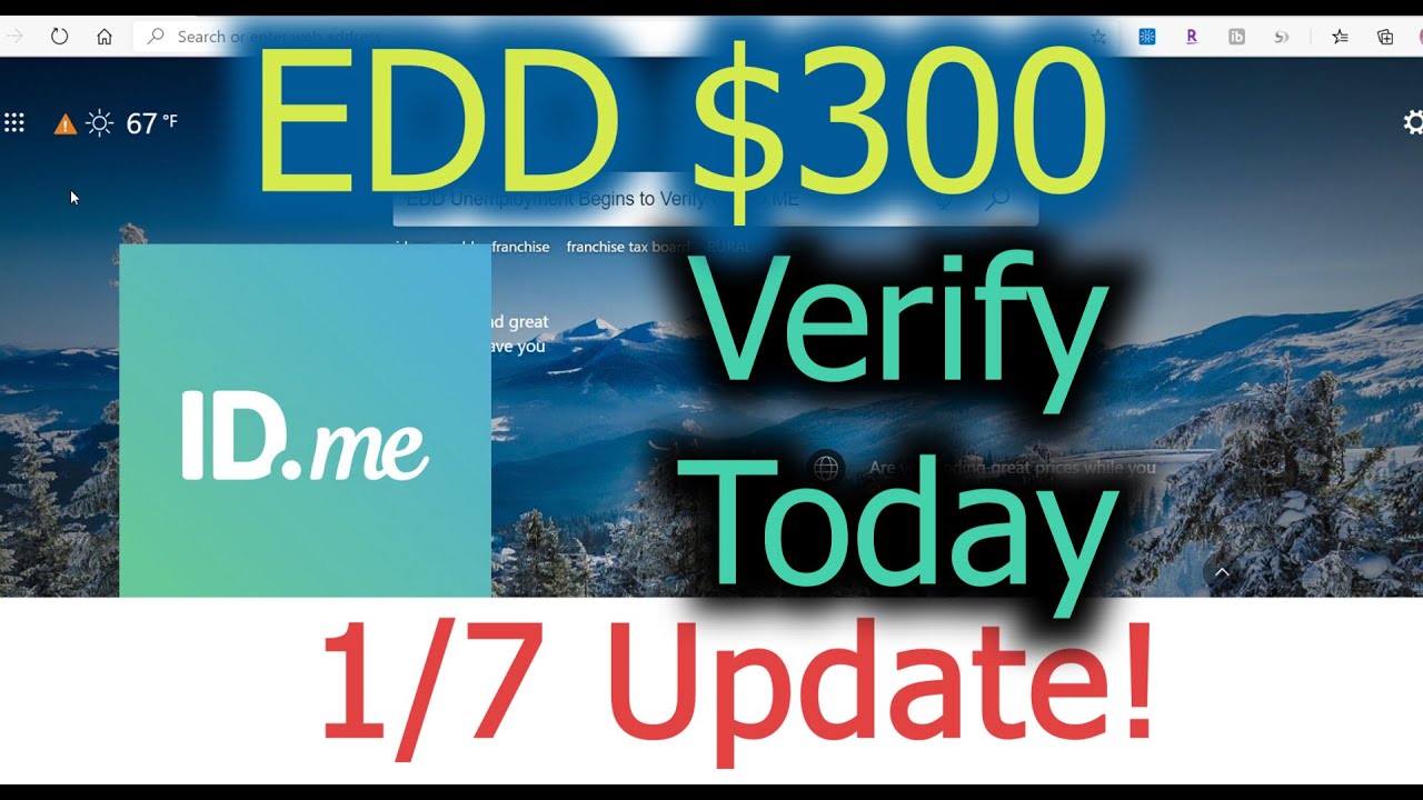 EDD New Letter to Verify ID.ME if Suspension Unemployment Update to