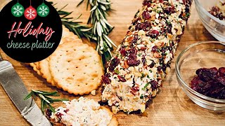 🎄Holiday Cheese Platter 🧀 | Cranberry Cream Cheese Log | Baked Feta Cheese | ThymeWithApril