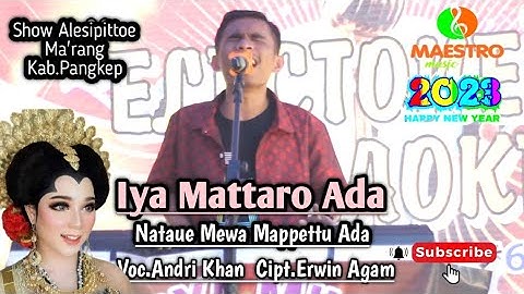 Andri Khan ~ Lagu Bugis Bikin Baper ~ Iya Mattaro Ada Nataue Mewa Mappettu Ada ~ Cipt.Erwin Agam